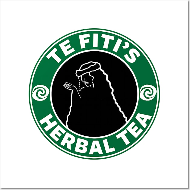 Te Fiti's Herbal Tea Wall Art by kingdomhopperdesigns